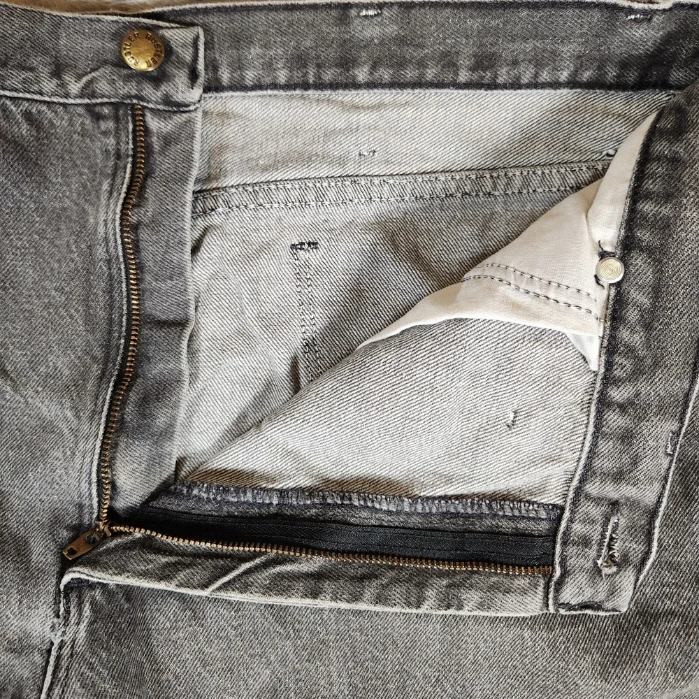 Vintage Rustler Jeans Men's 36X31 (Tag 38x32) Black Distressed Grunge‎ 87655BK